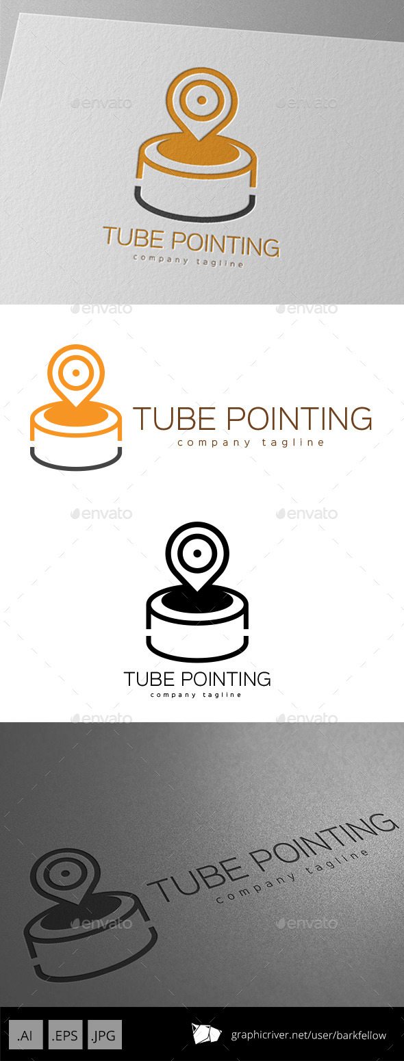GraphicRiver Tube Pointing Logo 10002133 GraphicRiver Tube Pointing Logo 10002133