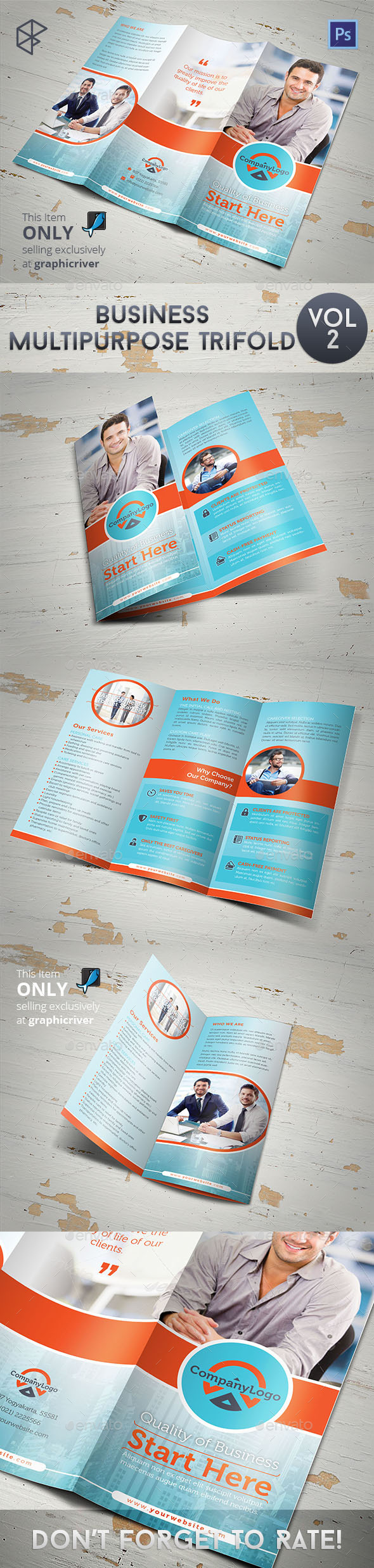 Business Multipurpose Trifold Vol 2 (Informational)