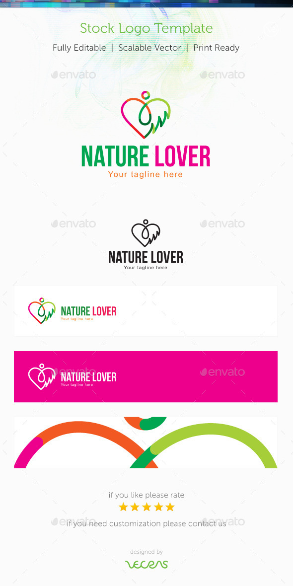 Nature Lover Stock Logo Template (Nature)