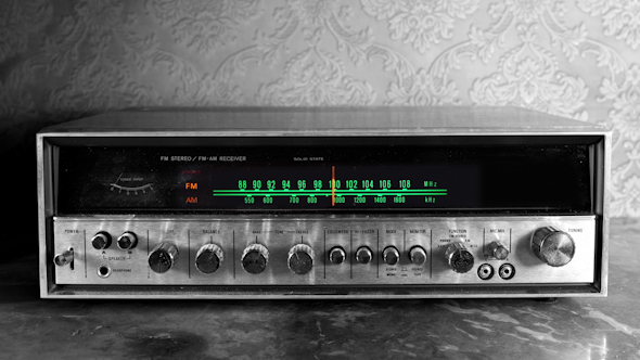 Vintage Radio Receiver Frequency Dial Moving 5 Vintage Radio Receiver Frequency Dial Moving 5