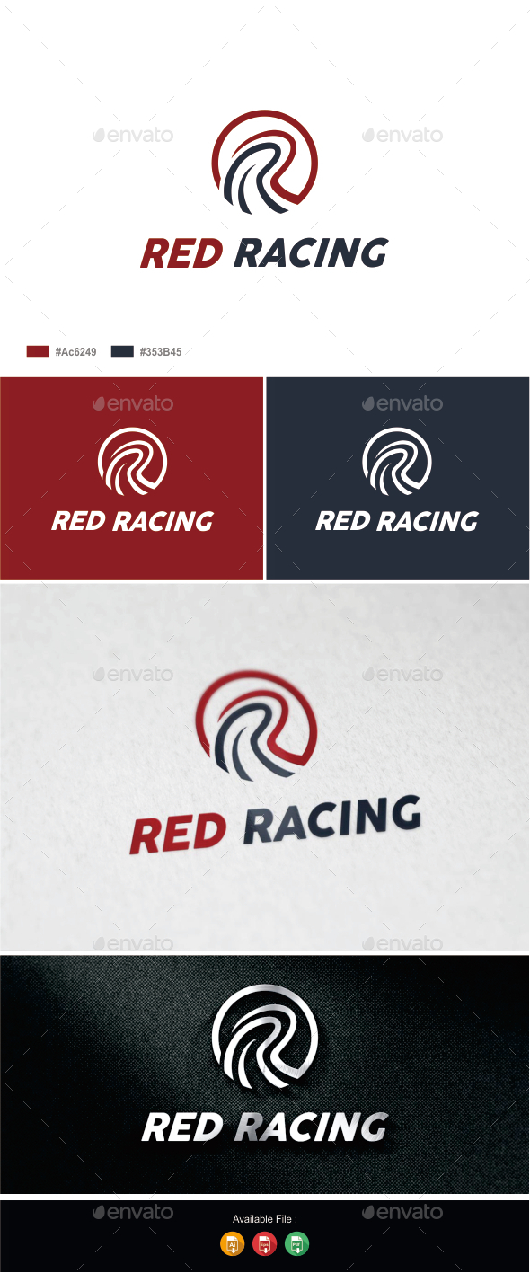 Letter R Logo Template Red Racing Letter R Logo Template Red Racing