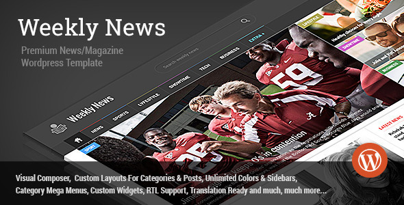 WeeklyNews Premium Wordpress News Magazine Theme WeeklyNews Premium Wordpress News Magazine Theme