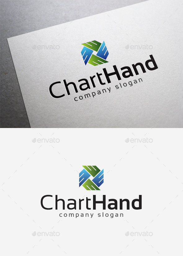 GraphicRiver Chart Hand Logo 10004182 GraphicRiver Chart Hand Logo 10004182
