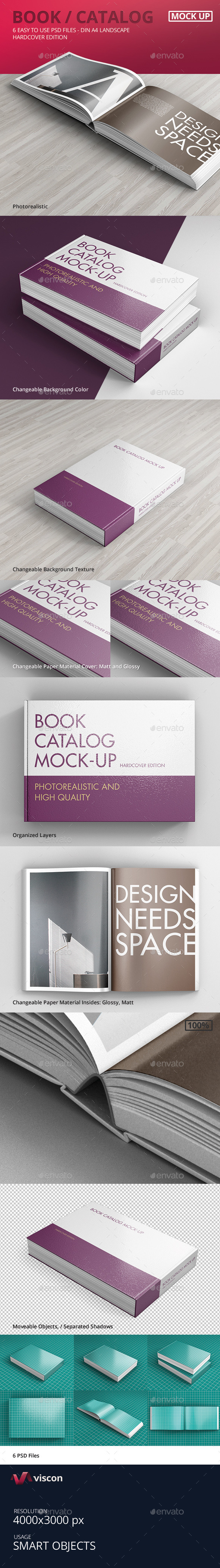 GraphicRiver Book Catalog Mock-Ups Hardcover Landscape 10004598 GraphicRiver Book Catalog Mock-Ups Hardcover Landscape 10004598