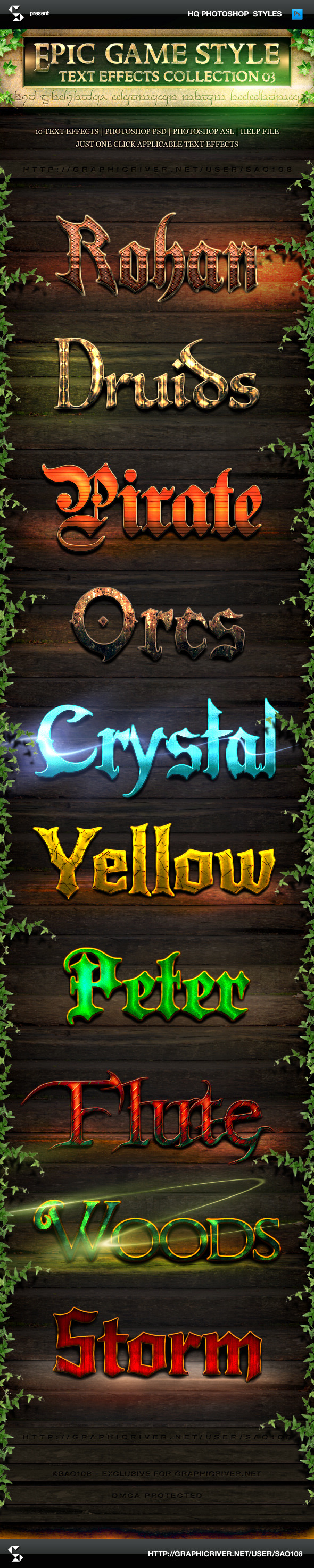 GraphicRiver Epic Game Style Text Effects Collection 3 10005016 GraphicRiver Epic Game Style Text Effects Collection 3 10005016