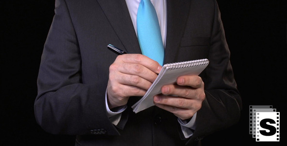 Businessman Taking Notes Businessman Taking Notes