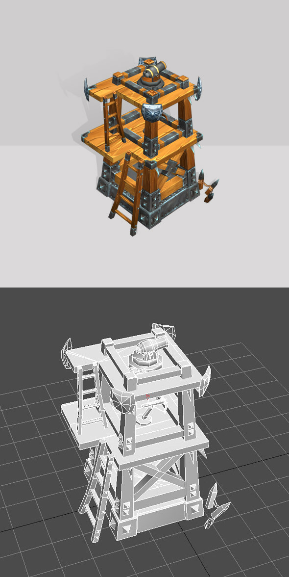 3DOcean Wooden Tower lvl3 10007738 3DOcean Wooden Tower lvl3 10007738