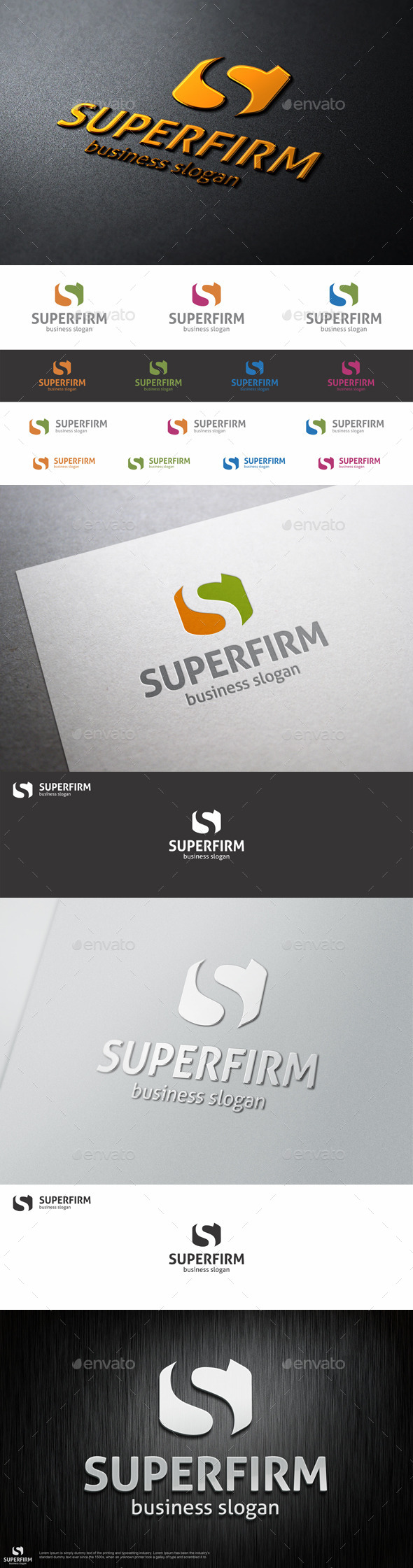 GraphicRiver Super Firm S Logo Letter 10009109 GraphicRiver Super Firm S Logo Letter 10009109