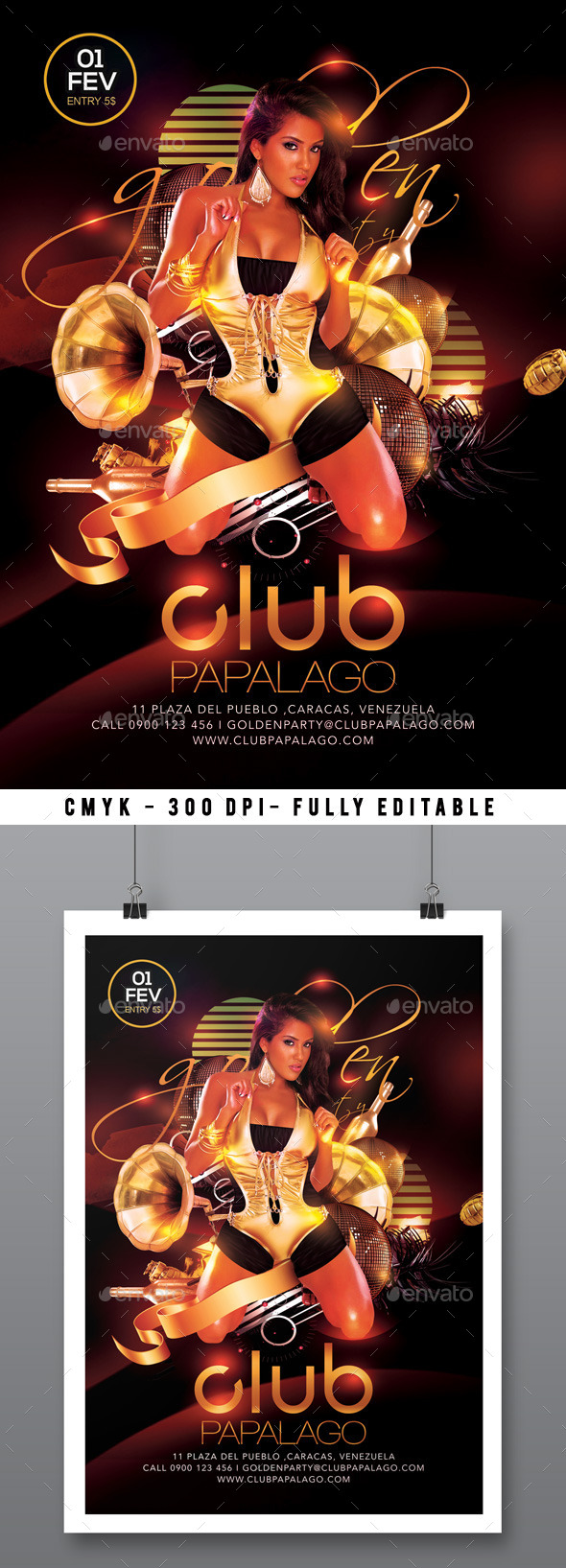 GraphicRiver Classy Retro Modern Golden Party In Club 9994932 GraphicRiver Classy Retro Modern Golden Party In Club 9994932