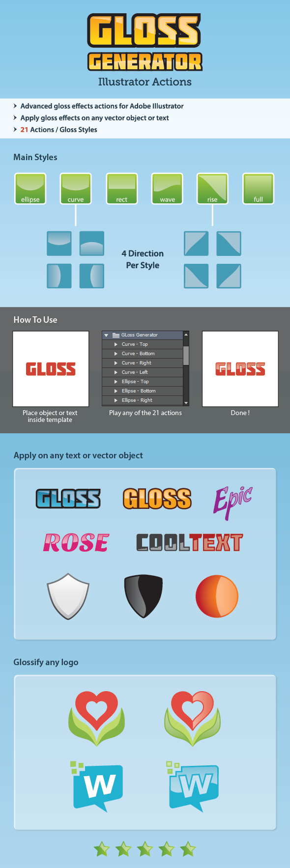 GraphicRiver Gloss Generator 10009707 GraphicRiver Gloss Generator 10009707