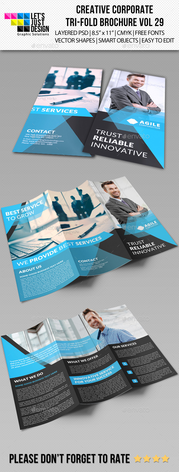 GraphicRiver Creative Corporate Tri-Fold Brochure Vol 29 10010202 GraphicRiver Creative Corporate Tri-Fold Brochure Vol 29 10010202