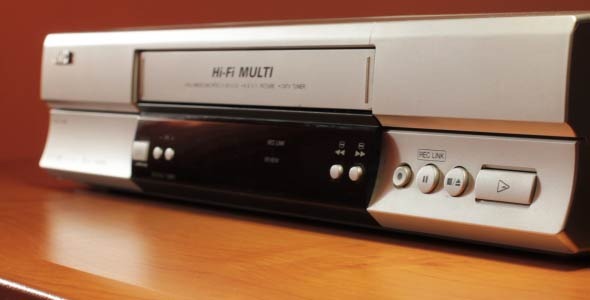 A Video Tape Inserted In The VCR 1 A Video Tape Inserted In The VCR 1