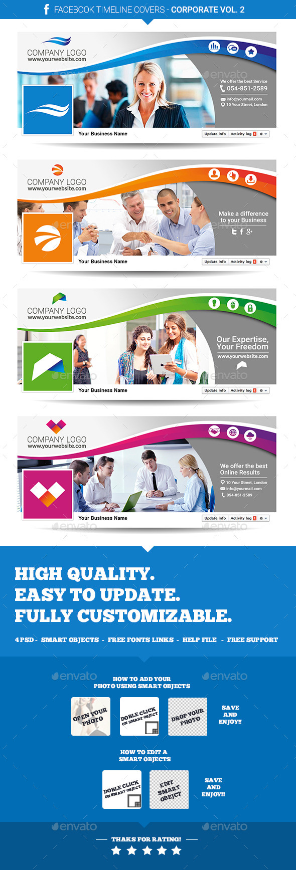 GraphicRiver Facebook Timeline Covers Corporate Vol 2 10010870 GraphicRiver Facebook Timeline Covers Corporate Vol 2 10010870