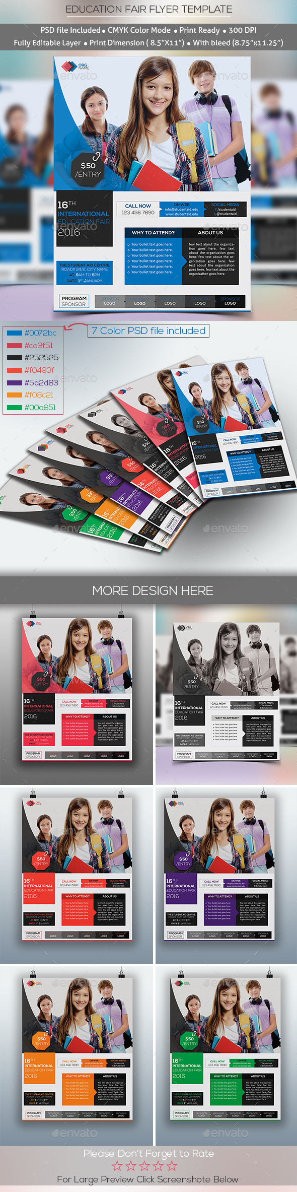 GraphicRiver Education Fair Event Flyer Template 10010936 GraphicRiver Education Fair Event Flyer Template 10010936