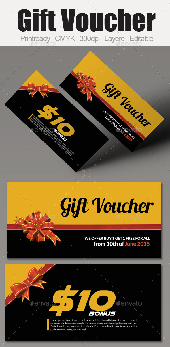 GraphicRiver Multi Use Business Gift Voucher 10010955 GraphicRiver Multi Use Business Gift Voucher 10010955