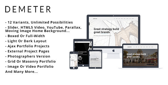 Demeter - Creative HTML5 Template