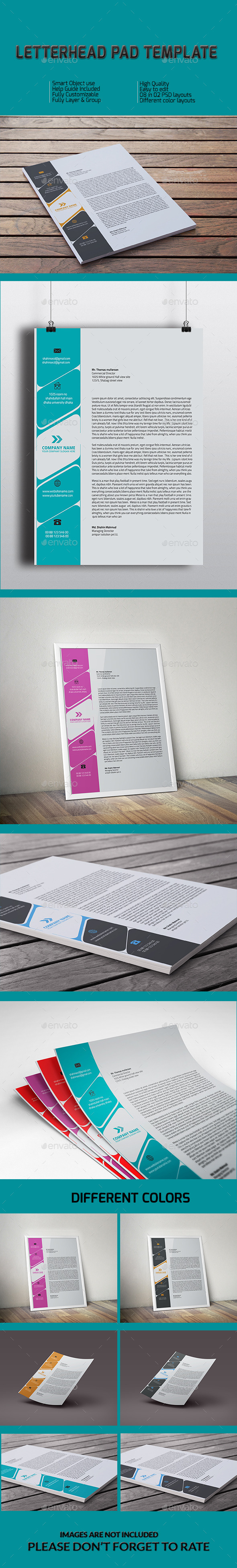Letterhead Pad Template Letterhead Pad Template