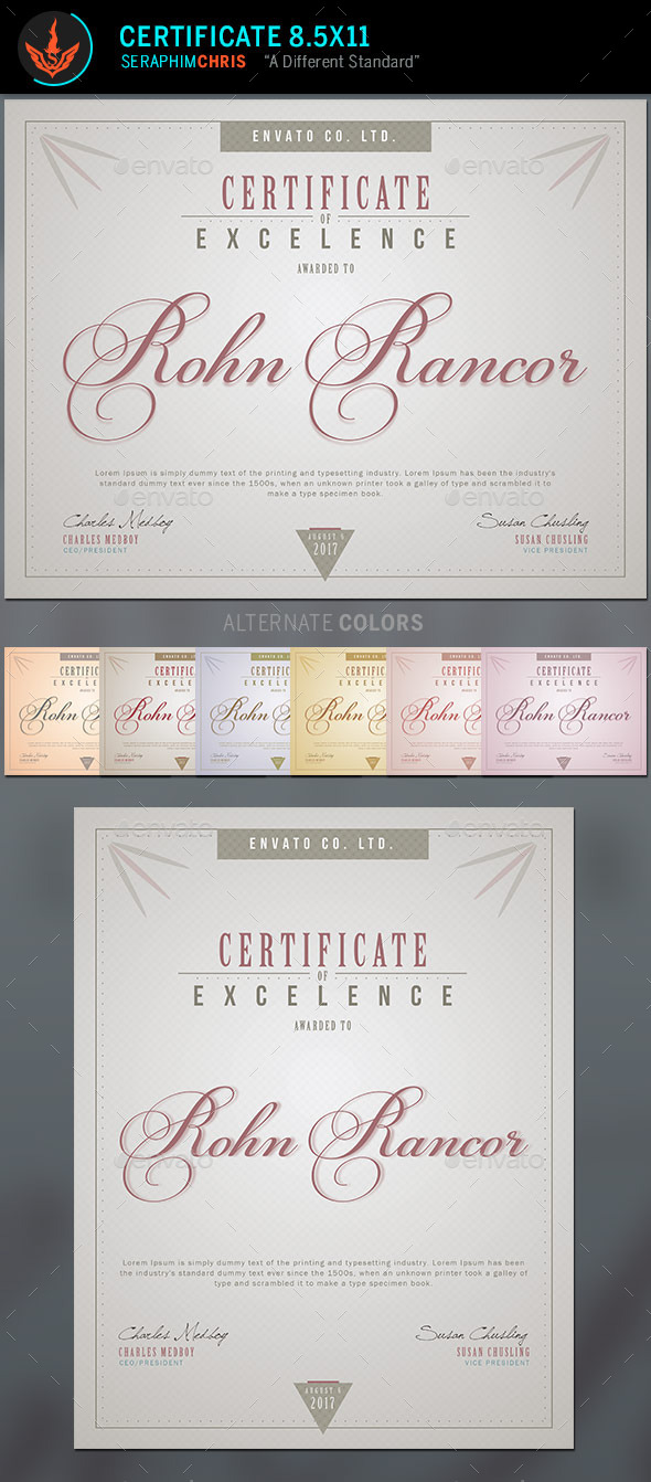 GraphicRiver Certificate Template 2 10011391 GraphicRiver Certificate Template 2 10011391