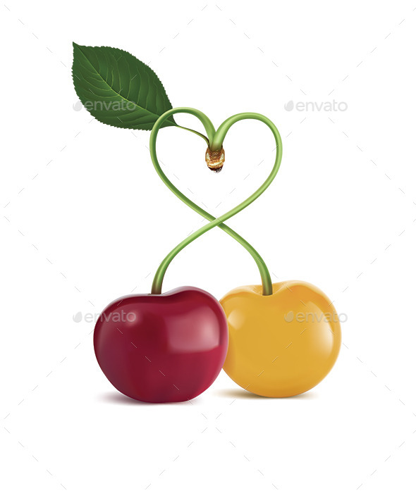 GraphicRiver Heart Symbol Cherry 10011678 GraphicRiver Heart Symbol Cherry 10011678
