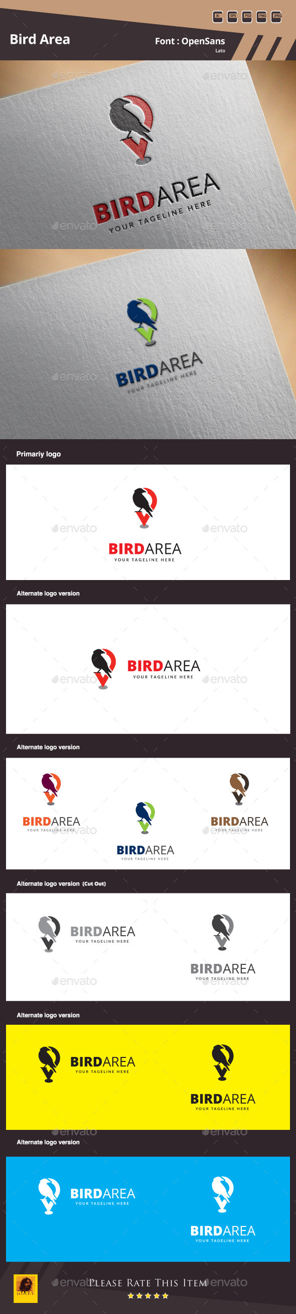GraphicRiver Bird Area Logo Template 10012206 GraphicRiver Bird Area Logo Template 10012206