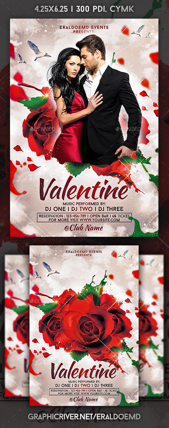 Valentine Party Flyer (Clubs & Parties)