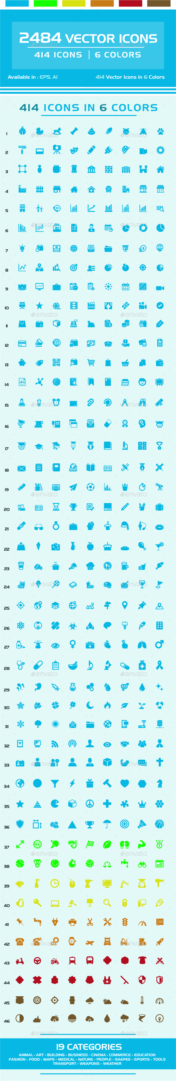 2484 Vector Icons (Web)