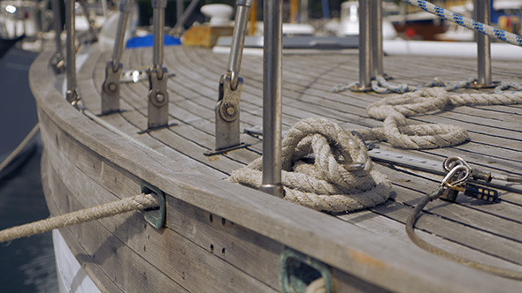 Wooden Sailing Boat Deck Wooden Sailing Boat Deck