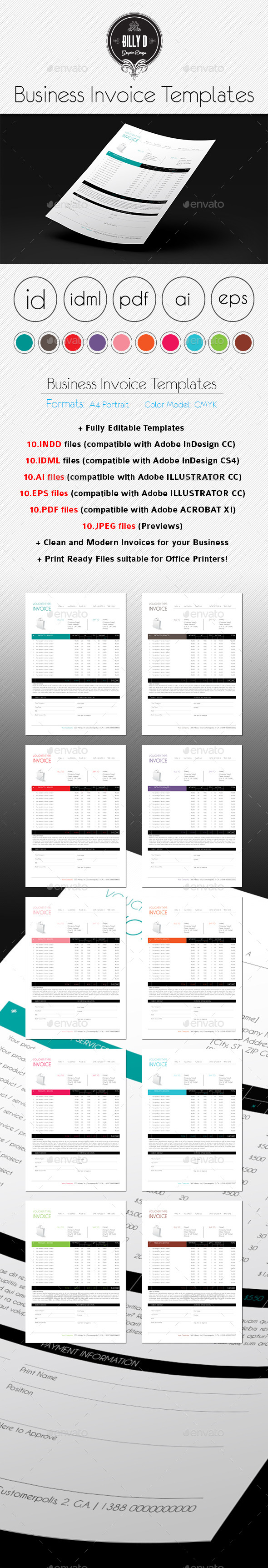 GraphicRiver Business Invoice Templates 10012843 GraphicRiver Business Invoice Templates 10012843
