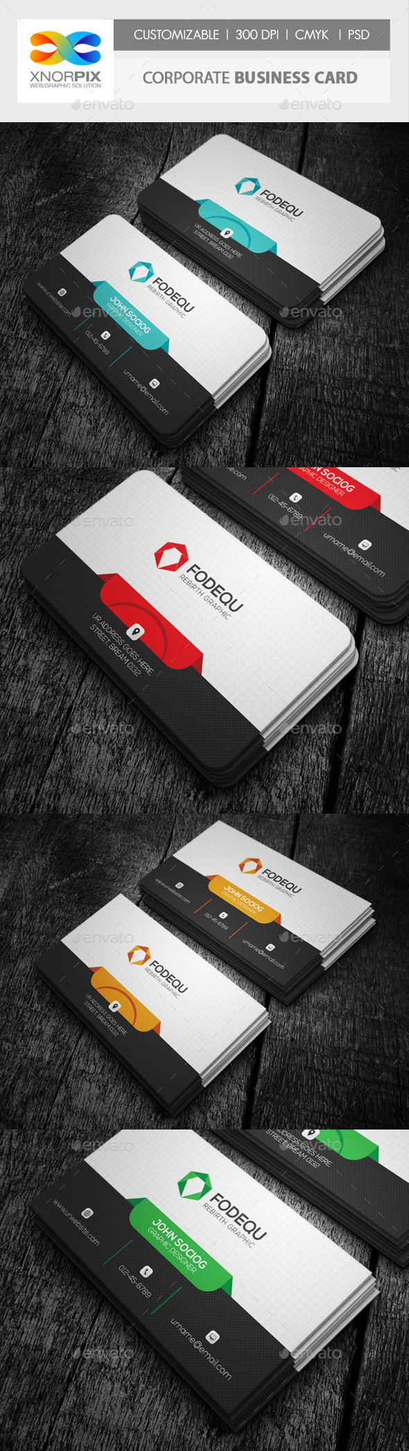 GraphicRiver Corporate Business Card 10013538 GraphicRiver Corporate Business Card 10013538