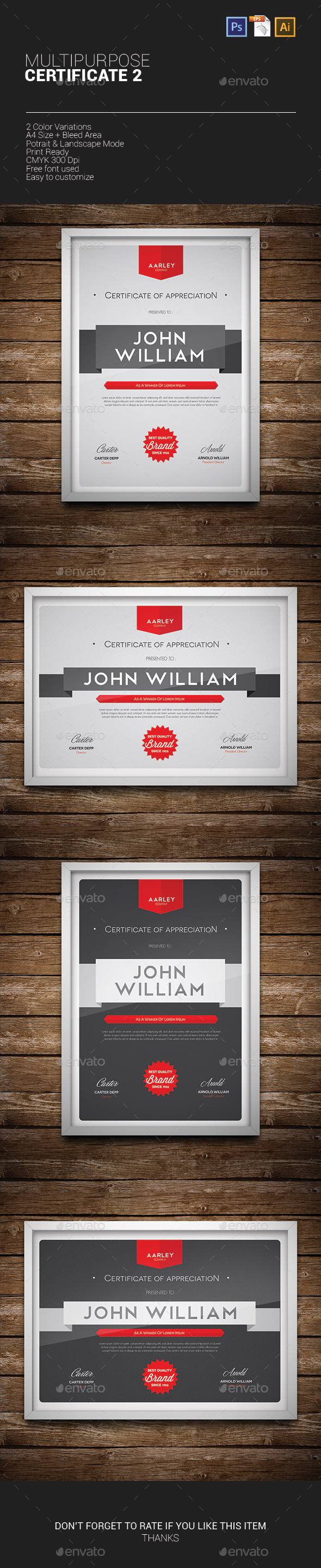 GraphicRiver Multipurpose Certificate 02 10013588 GraphicRiver Multipurpose Certificate 02 10013588