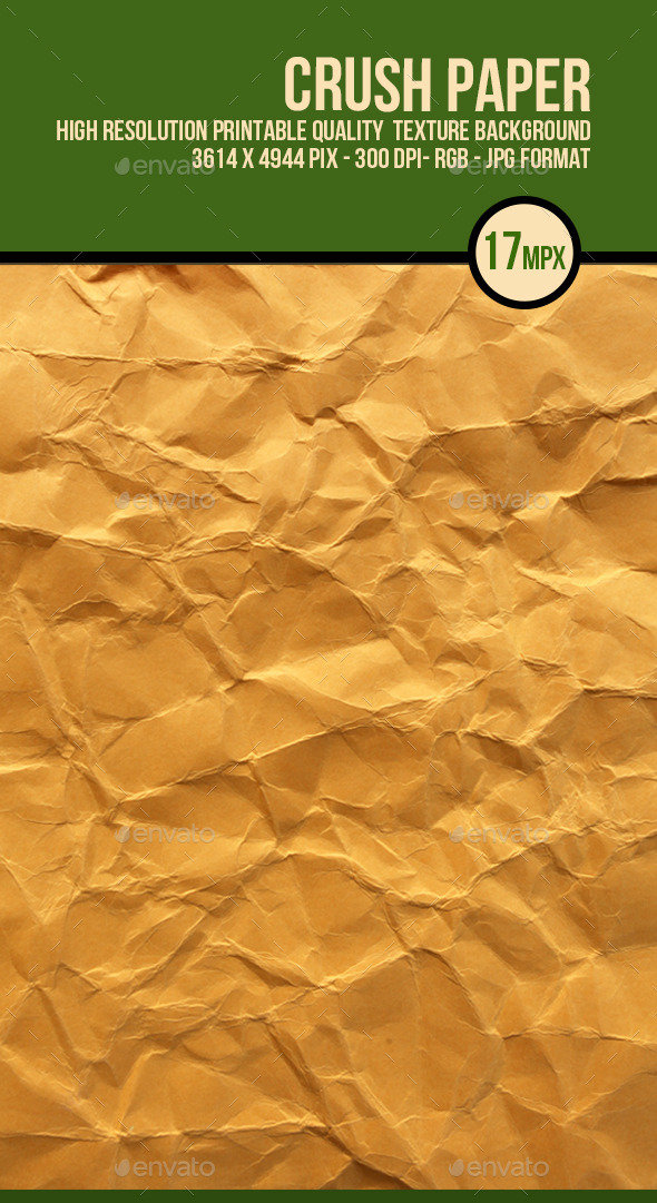 GraphicRiver Crushed Brown Paper 10013849 GraphicRiver Crushed Brown Paper 10013849