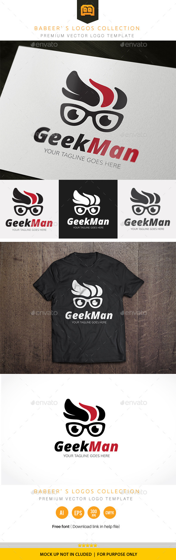 GraphicRiver Geek Man 10014403 GraphicRiver Geek Man 10014403