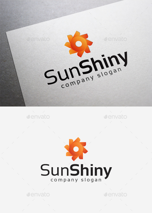 GraphicRiver Sun Shiny Logo 10014418 GraphicRiver Sun Shiny Logo 10014418