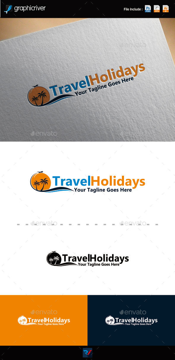 GraphicRiver Travel Holiday Logo 10014764 GraphicRiver Travel Holiday Logo 10014764
