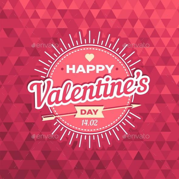 GraphicRiver Happy Valentine s Day Greeting Card 10015225 GraphicRiver Happy Valentine s Day Greeting Card 10015225