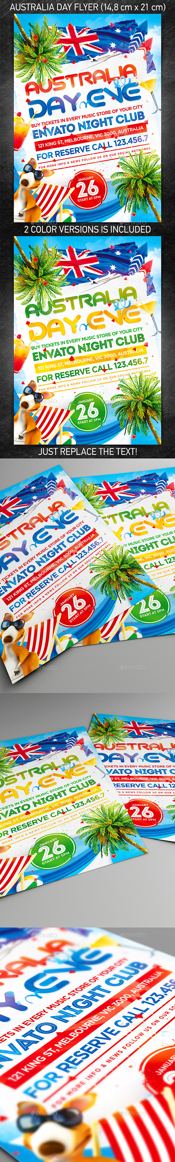 GraphicRiver Australia Day Party Flyer 10015639 GraphicRiver Australia Day Party Flyer 10015639