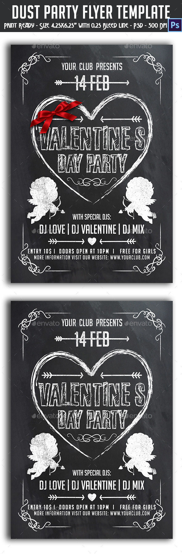 GraphicRiver Valentine s Day Flyer 10002789 GraphicRiver Valentine s Day Flyer 10002789
