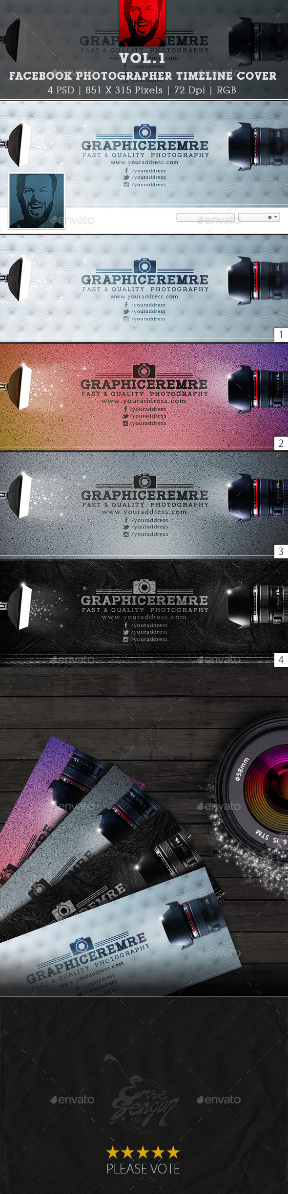 GraphicRiver Facebook Photographer Timeline Cover Vol.1 10017391 GraphicRiver Facebook Photographer Timeline Cover Vol.1 10017391