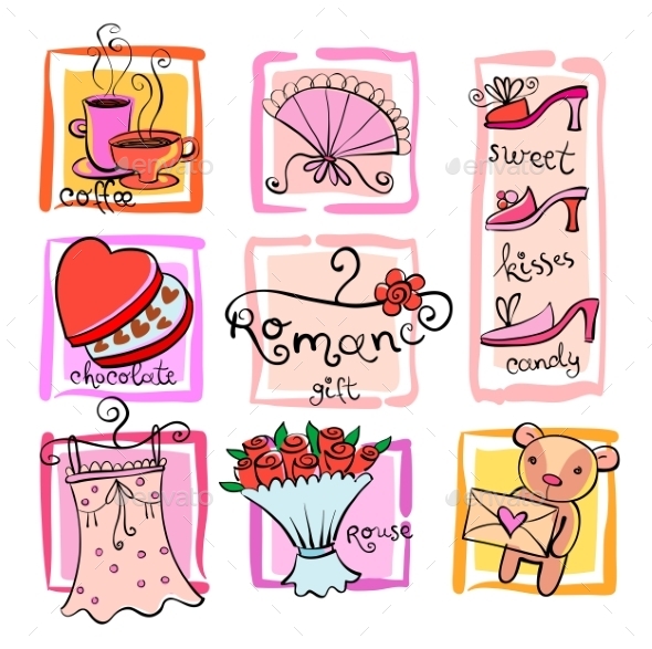 GraphicRiver Gift Ideas for Girl 10017392 GraphicRiver Gift Ideas for Girl 10017392