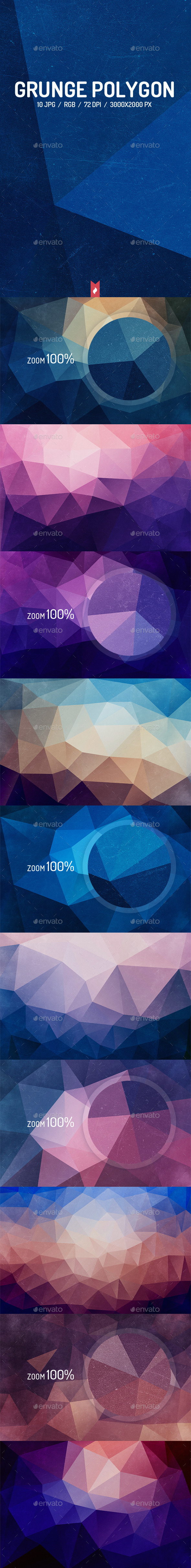 GraphicRiver Grunge Polygon Backgrounds 10017409 GraphicRiver Grunge Polygon Backgrounds 10017409