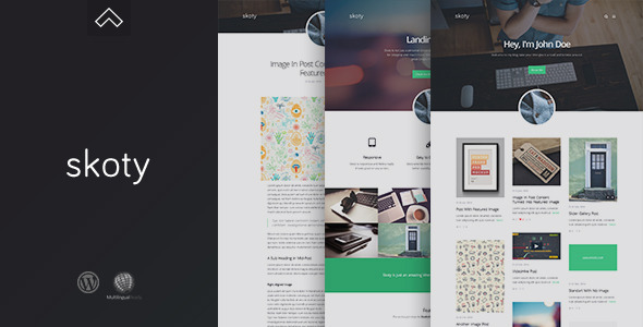 Skoty - Creative & Responsive Blog Theme