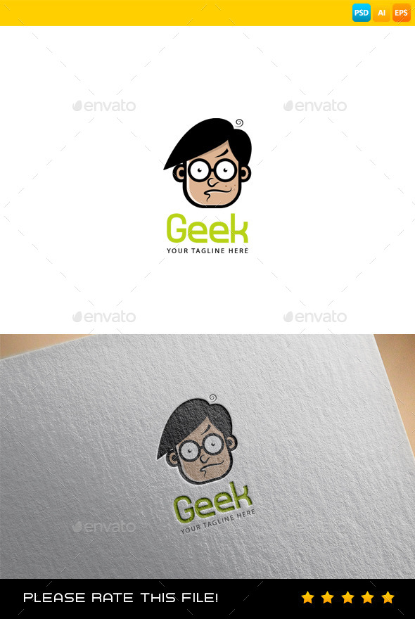GraphicRiver Geek Logo 10017697 GraphicRiver Geek Logo 10017697