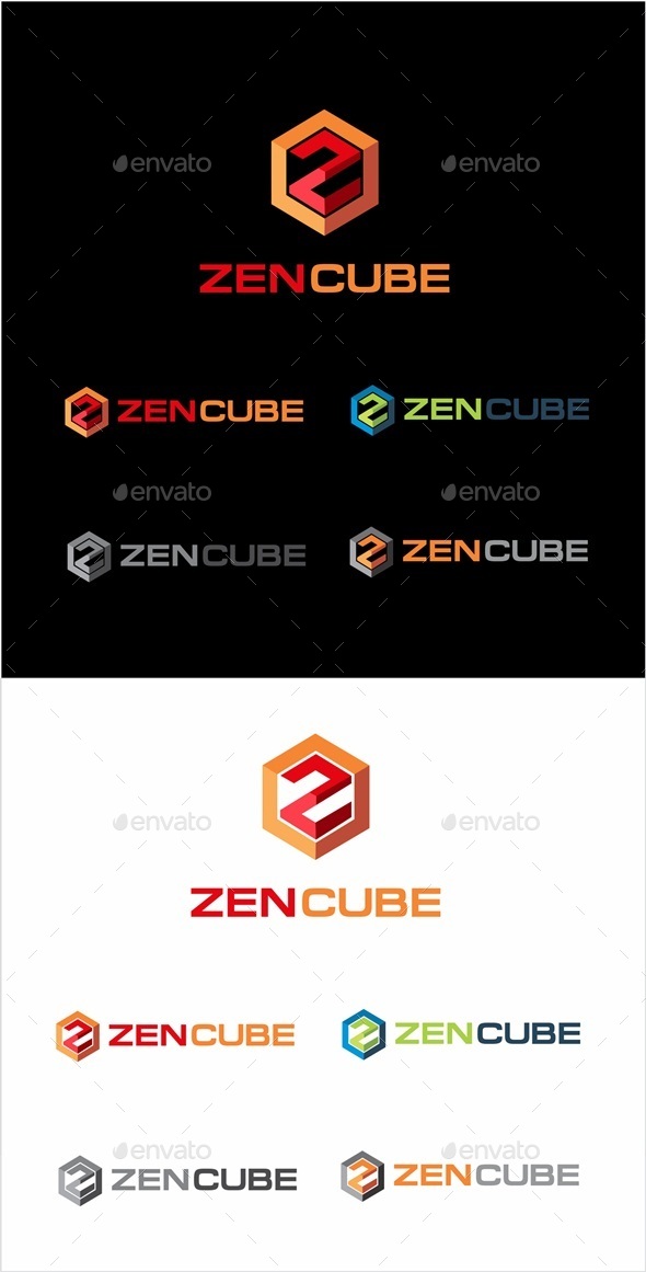 GraphicRiver Zen Cube Logo 10017721 GraphicRiver Zen Cube Logo 10017721