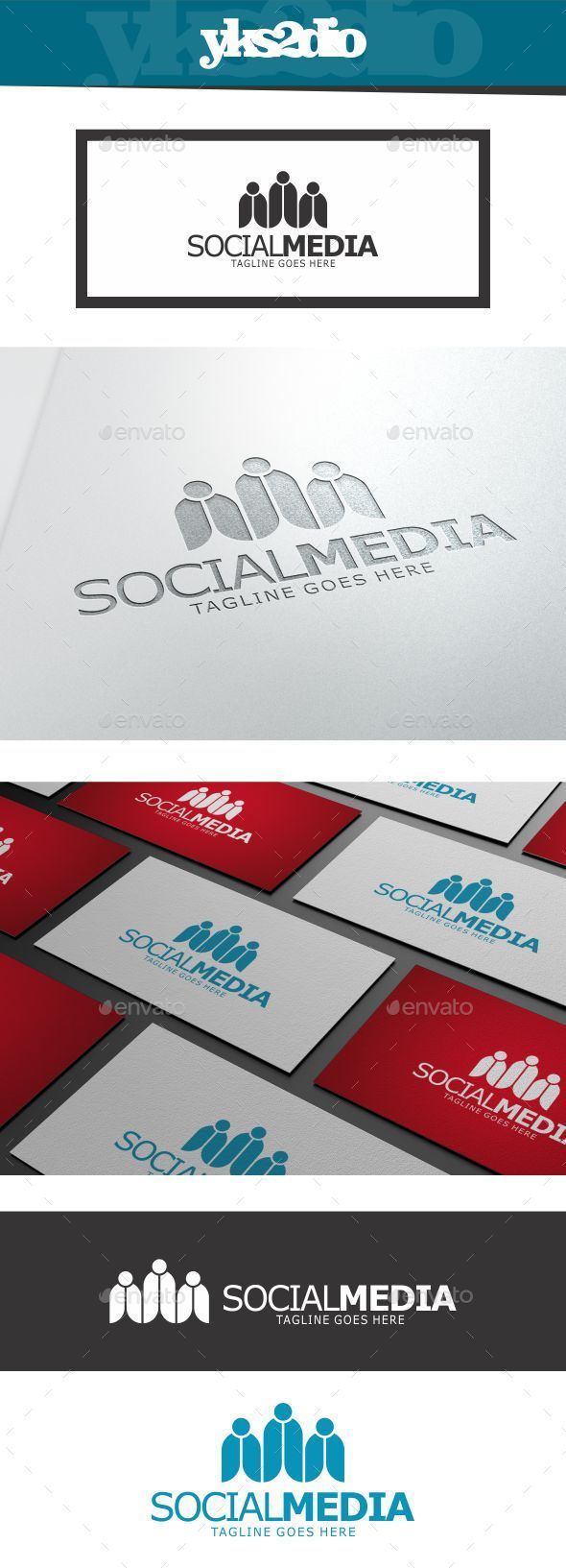 GraphicRiver Social Media Logo 10018438 GraphicRiver Social Media Logo 10018438