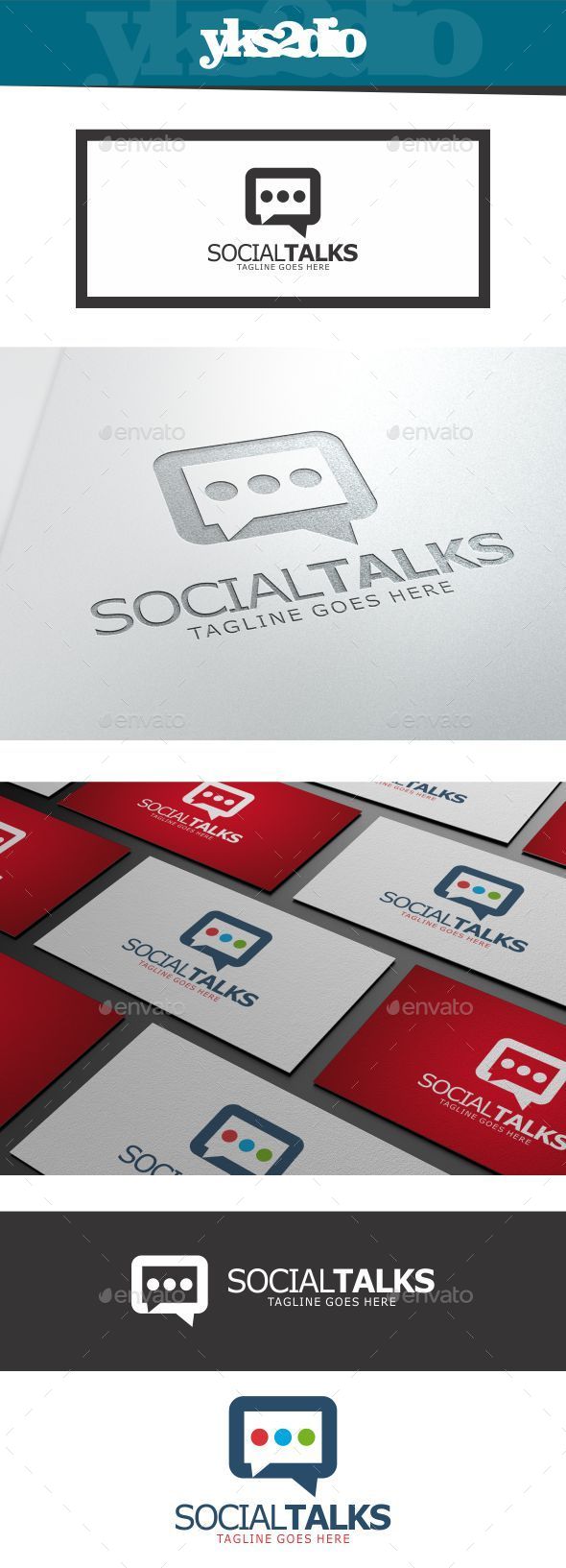 GraphicRiver Social Talks V2 Logo 10018576 GraphicRiver Social Talks V2 Logo 10018576
