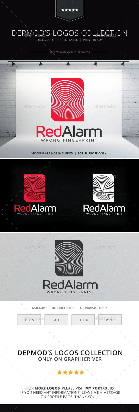 GraphicRiver Red Alarm Logo 10019225 GraphicRiver Red Alarm Logo 10019225