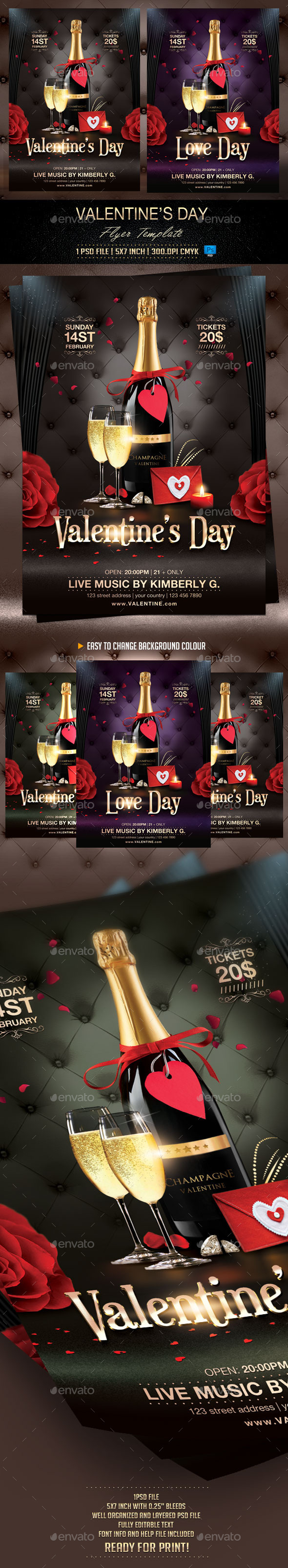 GraphicRiver Valentine s Day Flyer Template v3 10021358 GraphicRiver Valentine s Day Flyer Template v3 10021358
