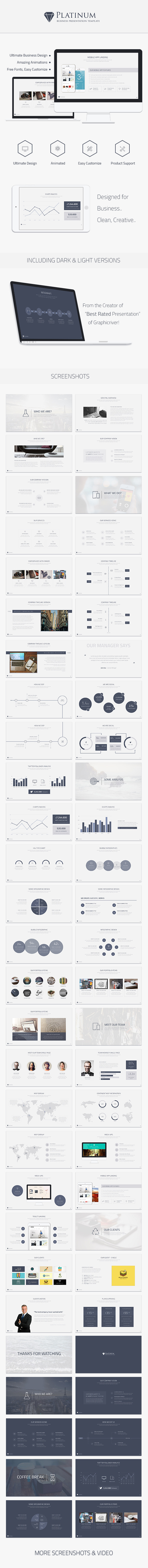 Platinum Business Keynote Template