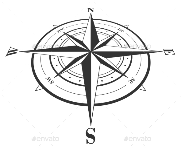 GraphicRiver Compass Rose Isolated on White 10022079 GraphicRiver Compass Rose Isolated on White 10022079