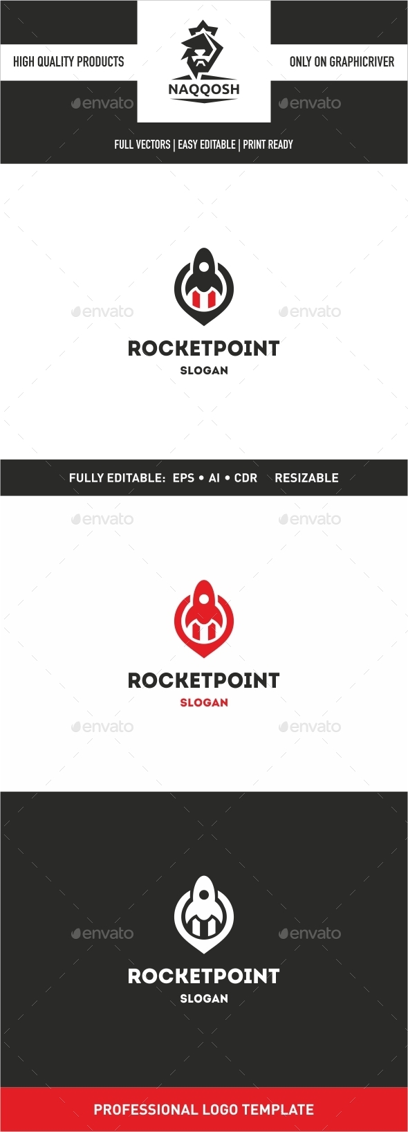 GraphicRiver Rocket Point Logo Template 10022771 GraphicRiver Rocket Point Logo Template 10022771